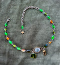 Fairy Trap - Glass Crystal Third Eye Choker