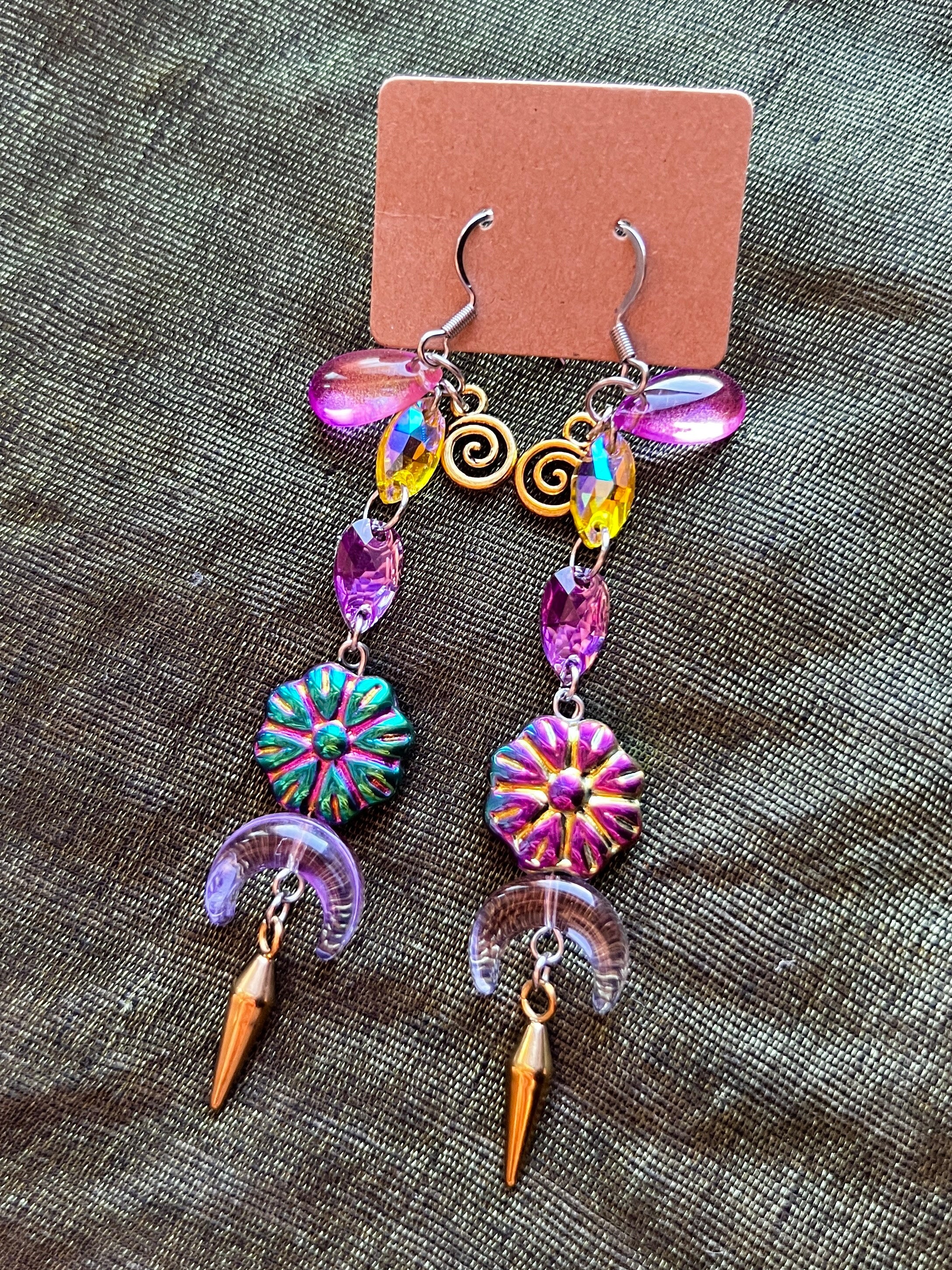 Portal Realm - Crystal Drop Earrings