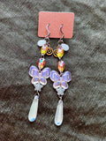 Golden Dream Maker - Crystal Drop Earrings