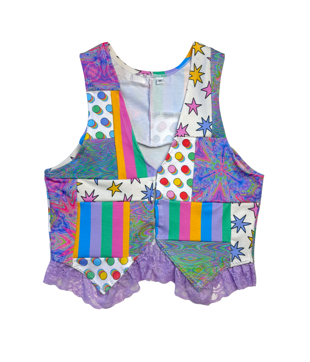 Clownin' Around Patchwork Vest (MTO)
