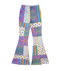 Clownin' Around Patchwork Flare Pants (MTO)