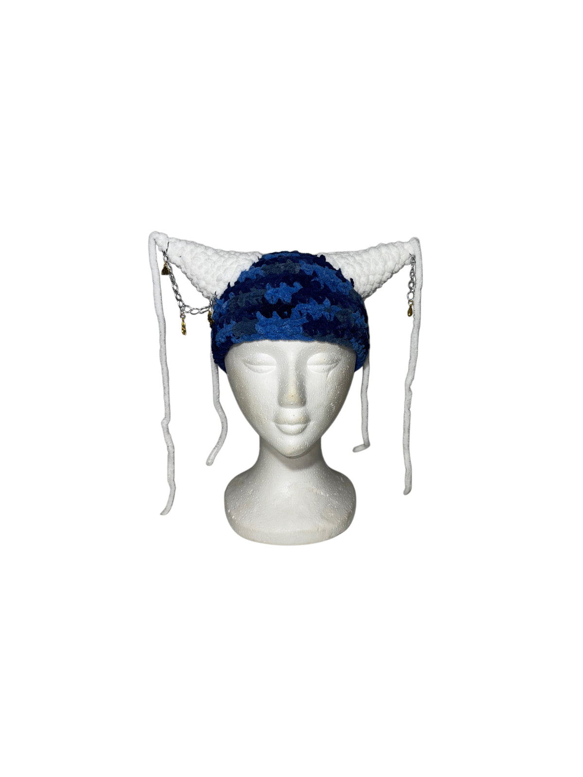 Blue Knight Devil Hat
