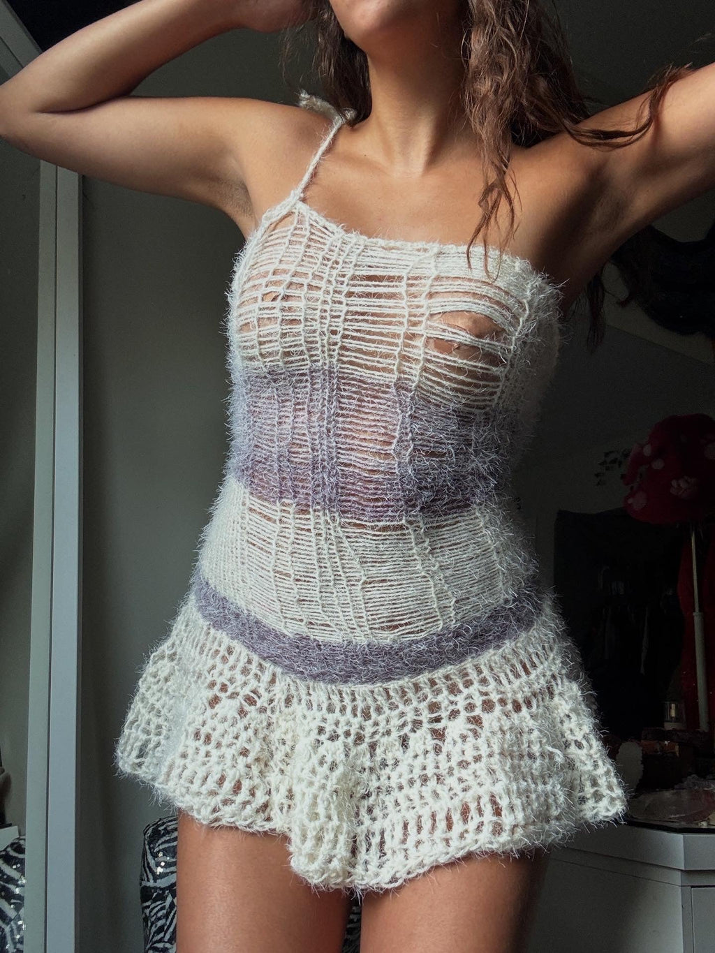 Snow Cakes Knit Dress