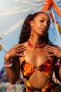 Custom Marz Set - Crystal Collar + Earrings