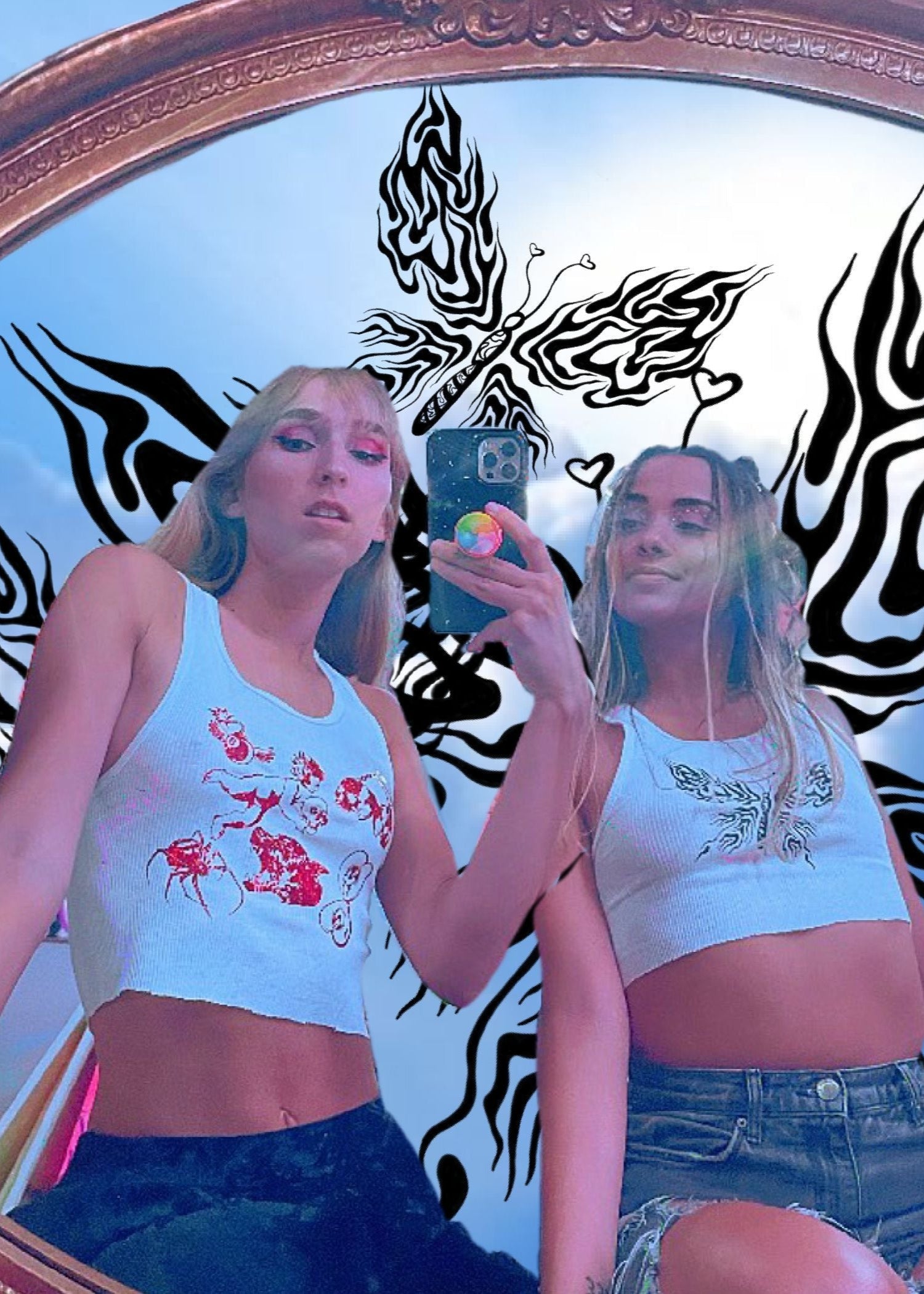 Psychedelic Flutter Tank