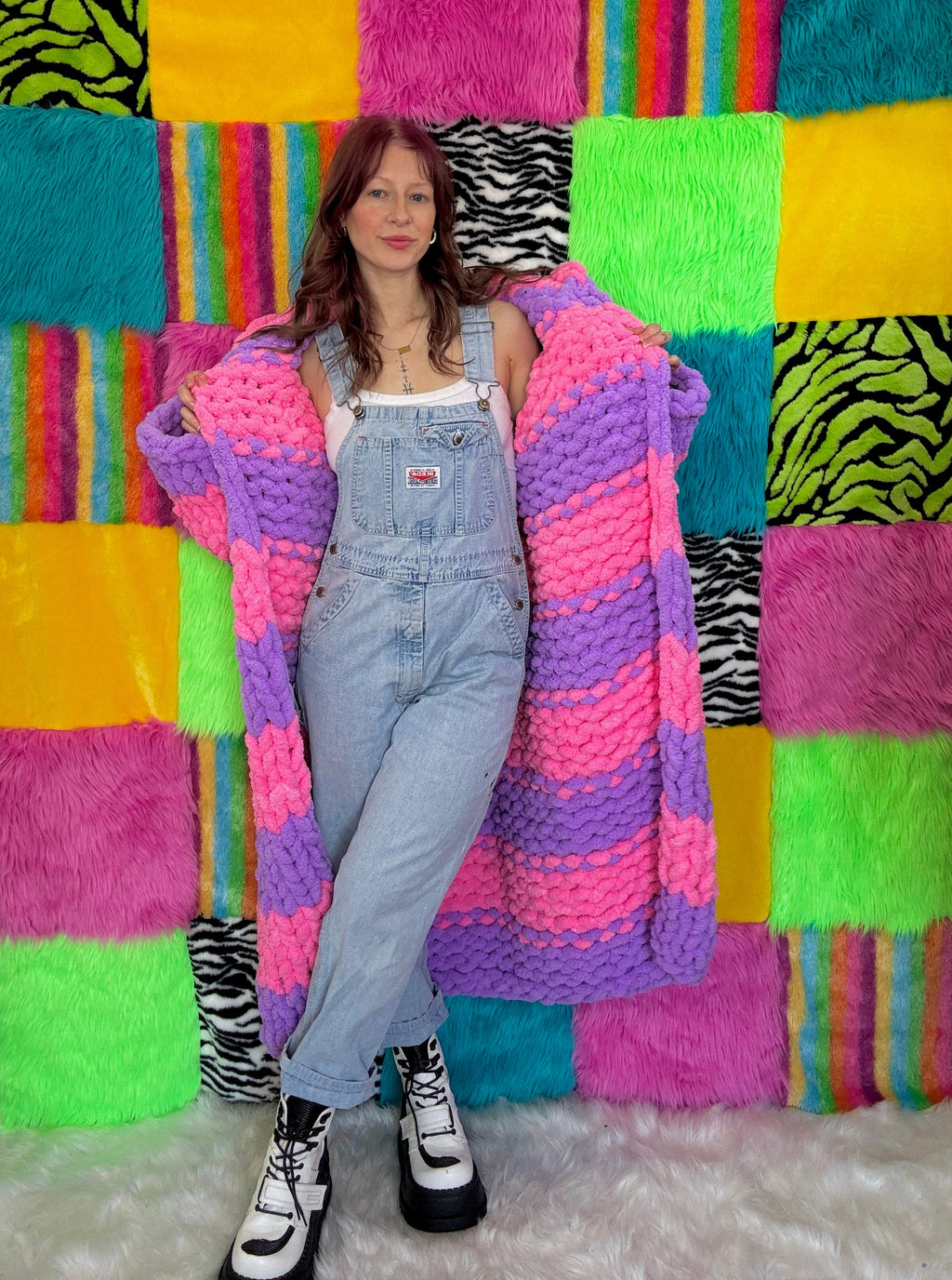 COZEE - Pink/Purple Long Jacket (RTS - Size L)