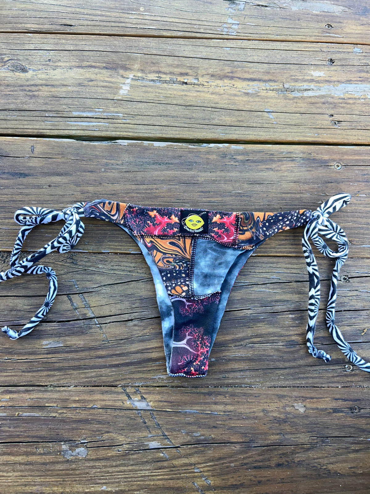 Patchwork Bikini Set (Cotton/Jersey/Spandex)