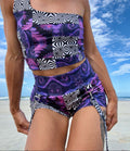 Patchwork Yoga Shorts