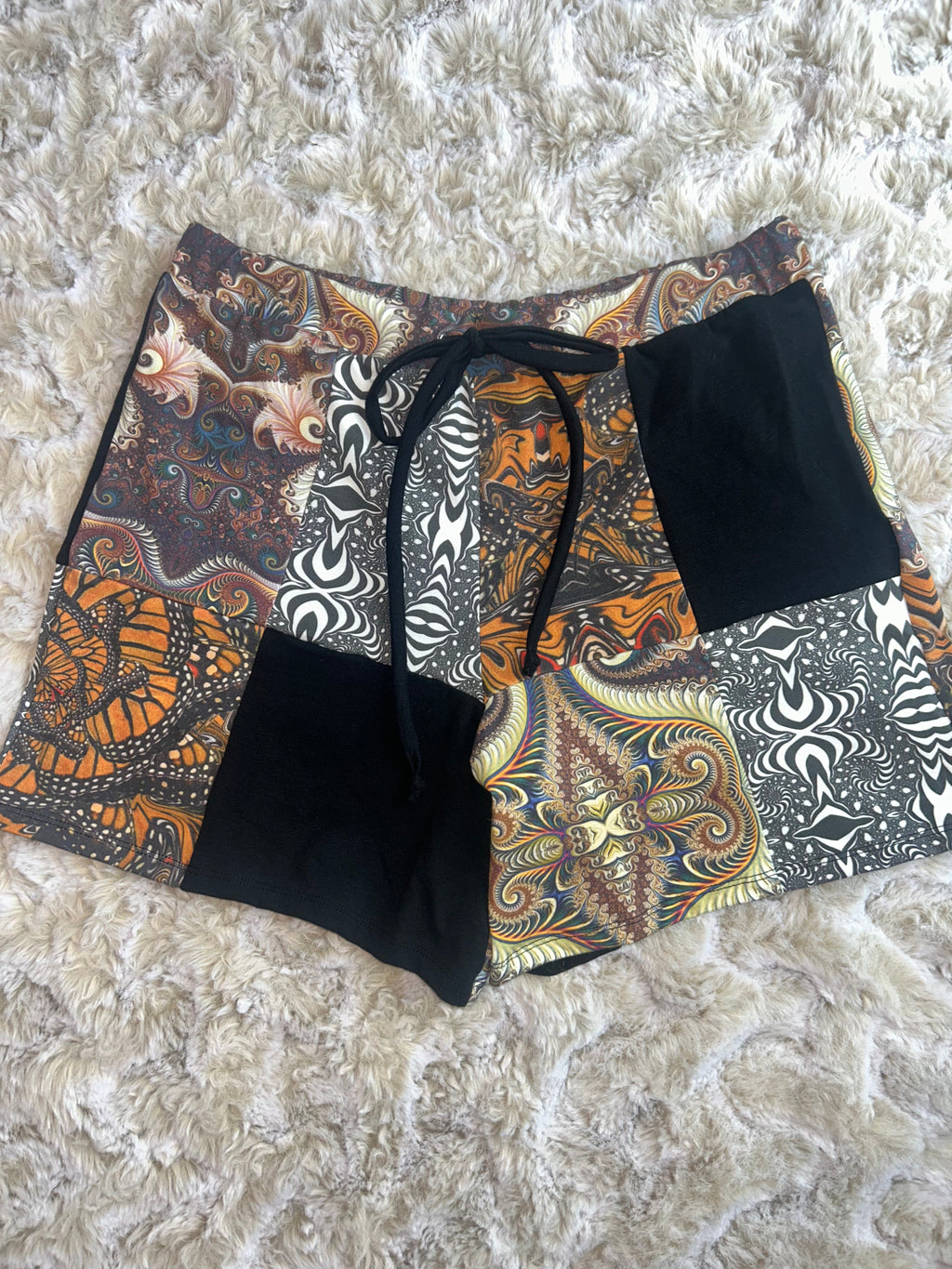 Patchwork Lounge Shorts
