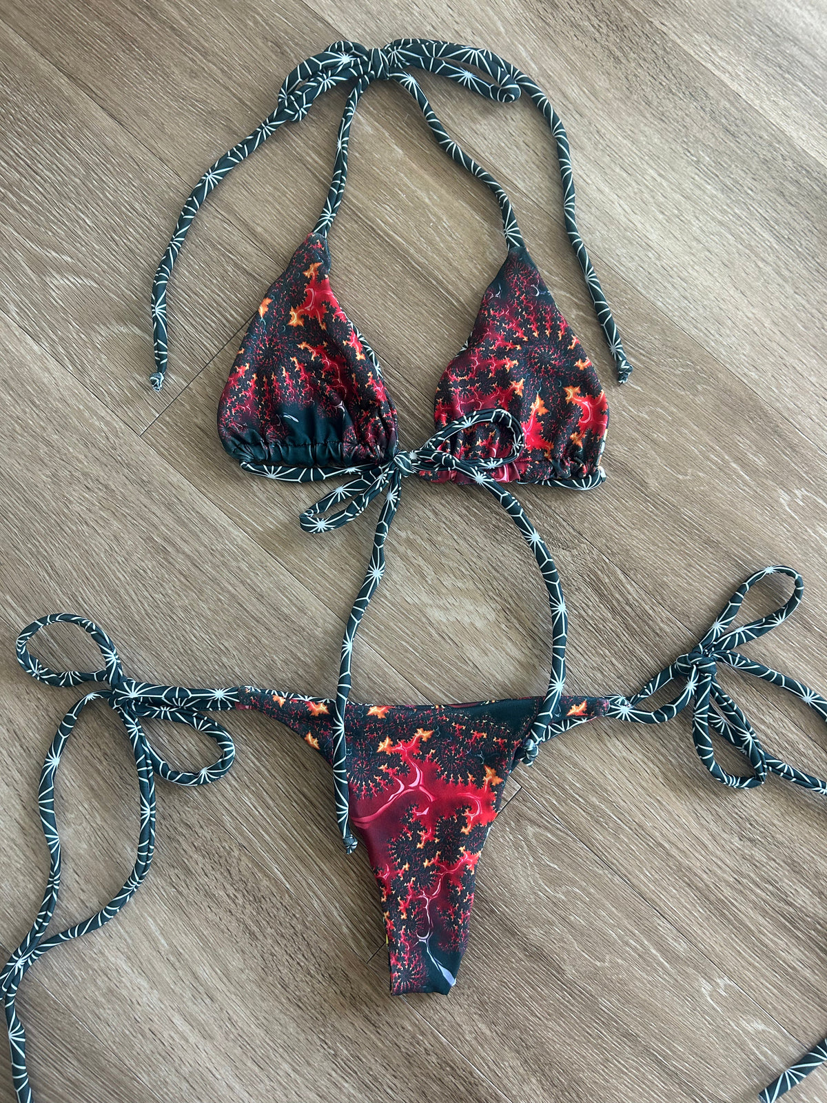 Patchwork Bikini Top (Swim)