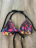 Patchwork Bikini Top (L)