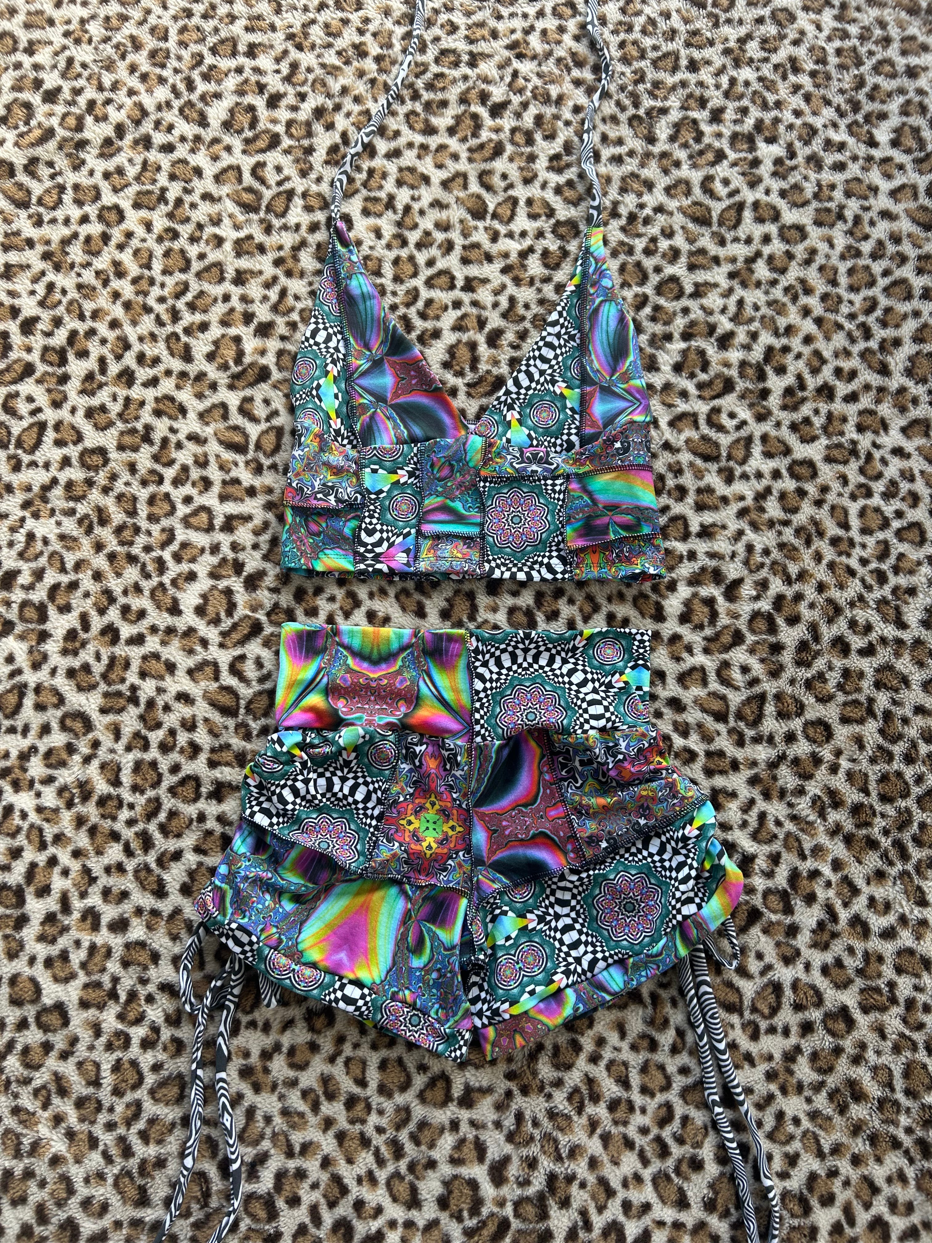 Patchwork Triangle Top