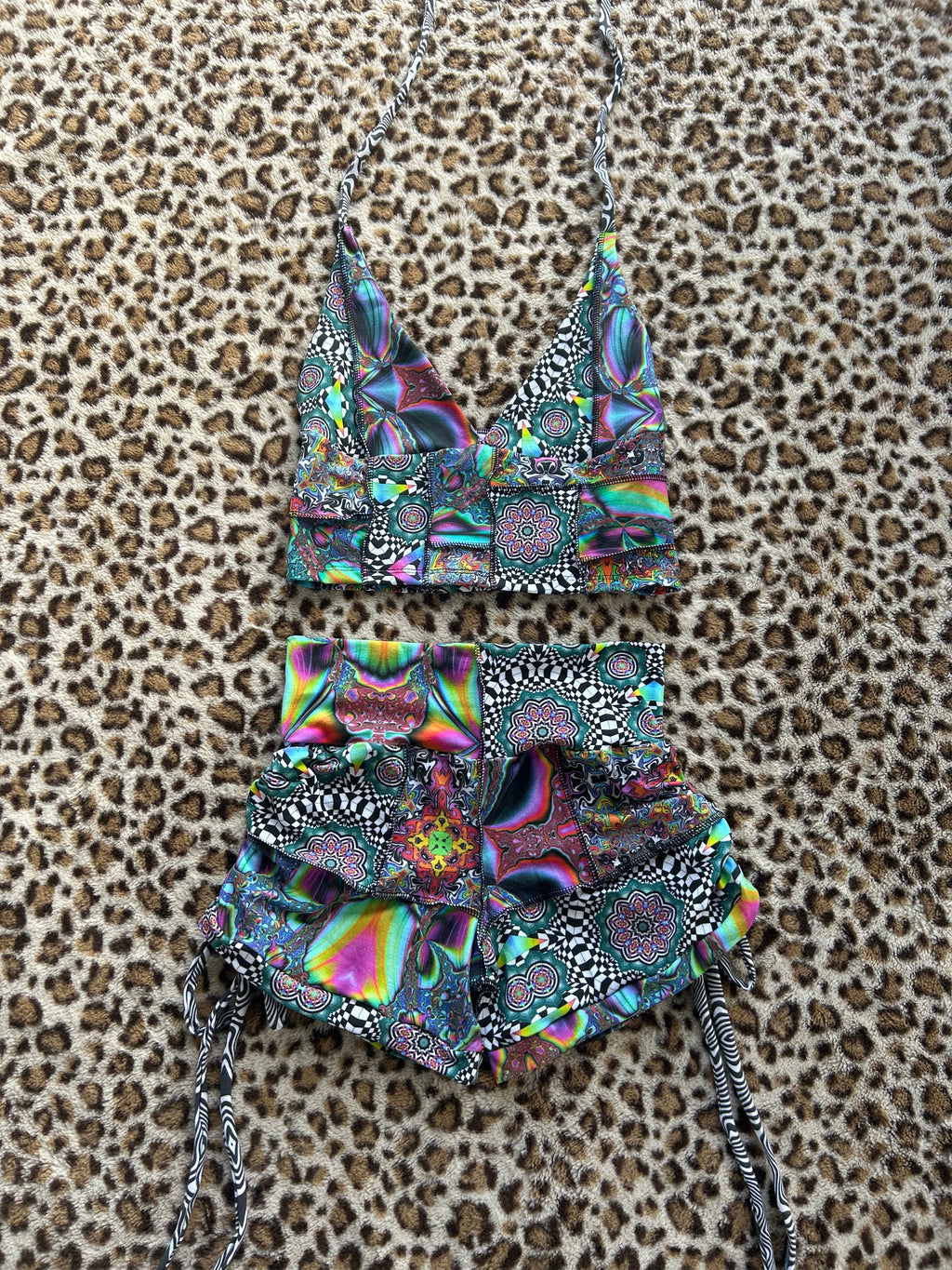 Patchwork Triangle Top