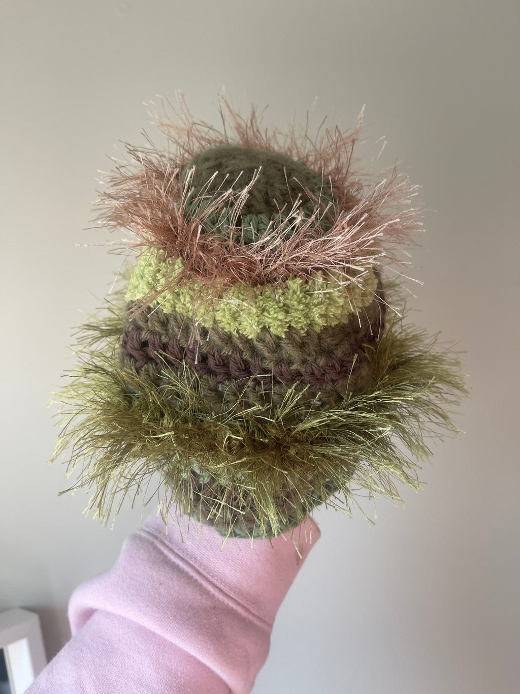 Earth and Gaia Crochet Skull Cap