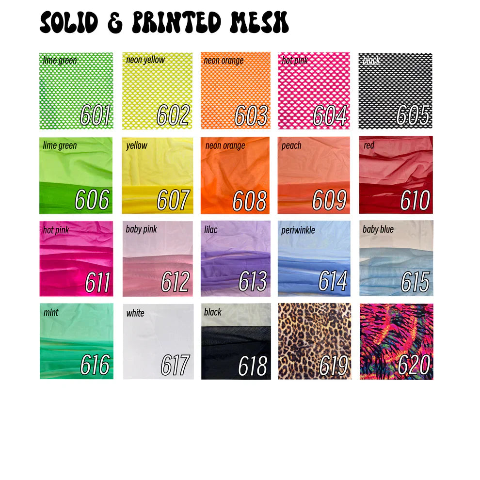 APRIL - Mesh Flare Sleeves (MTO - Custom Colour)