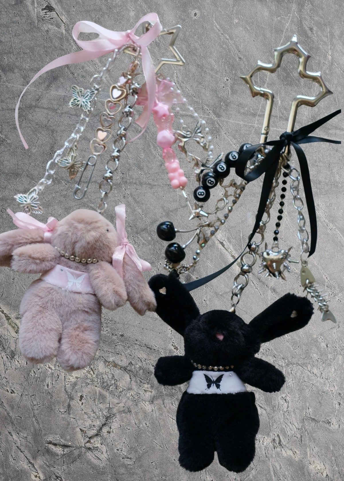 SINNER Bunny Keychain