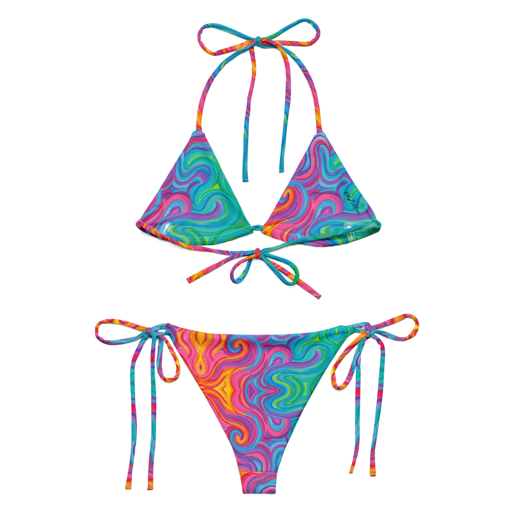 (READY TO SHIP) "Elemental" String Bikini Set- Size: Large