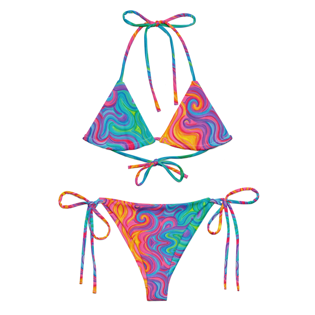 (READY TO SHIP) "Elemental" String Bikini Set- Size: Large