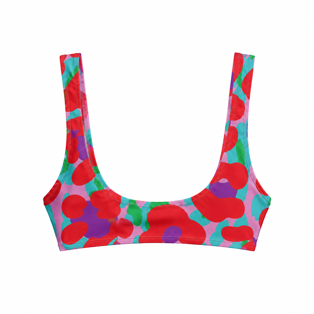 Tiger Balm Paw Women's Ring Front Bralette Top