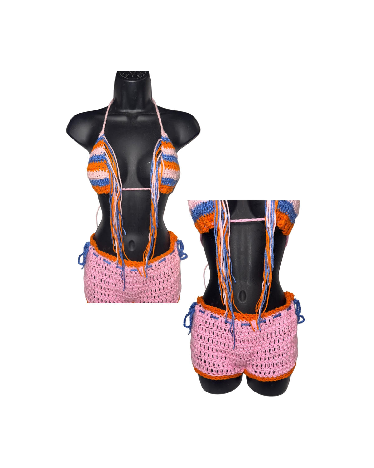 Peachy Pop Fringe Set