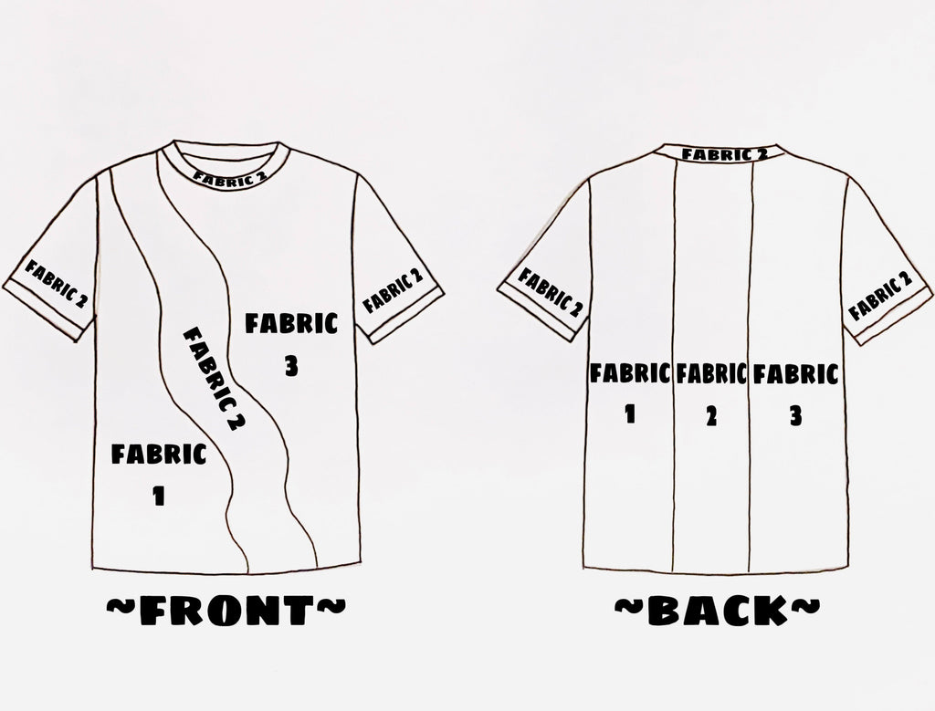 3 pattern stay wavy tee