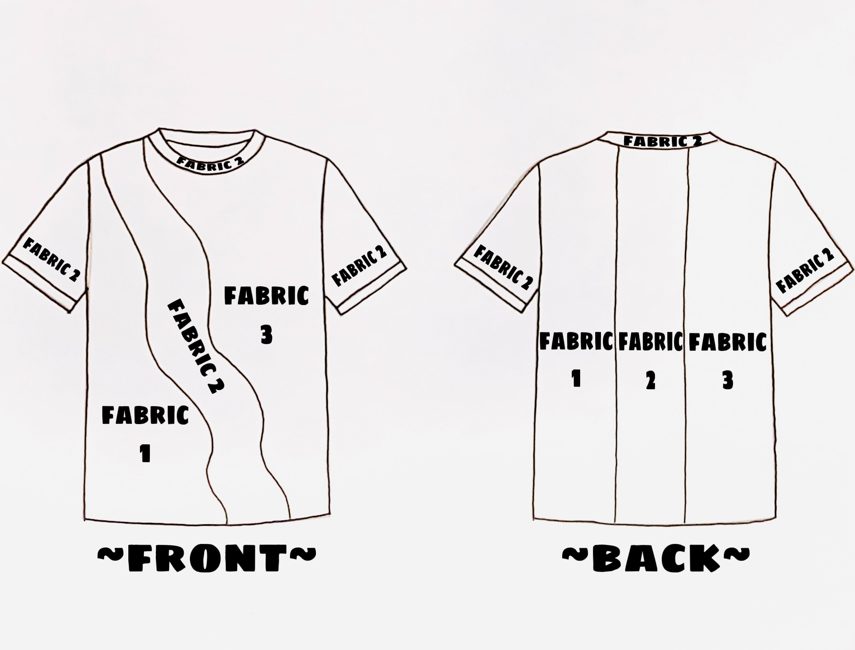 3 pattern stay wavy tee