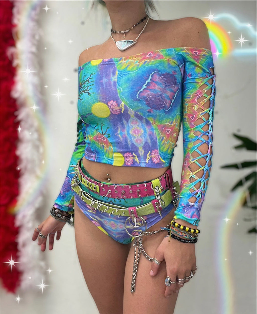 wavy long sleeve