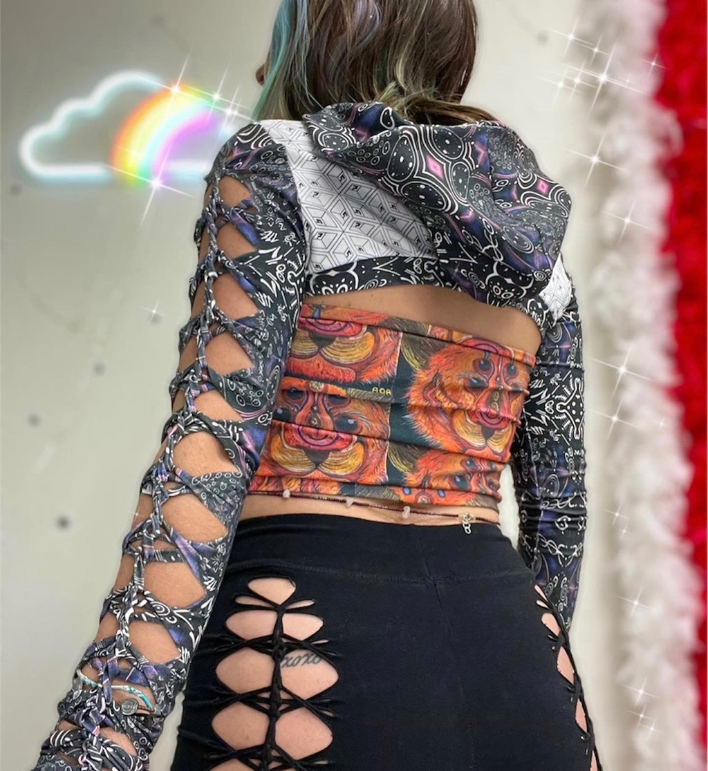 braided shrug