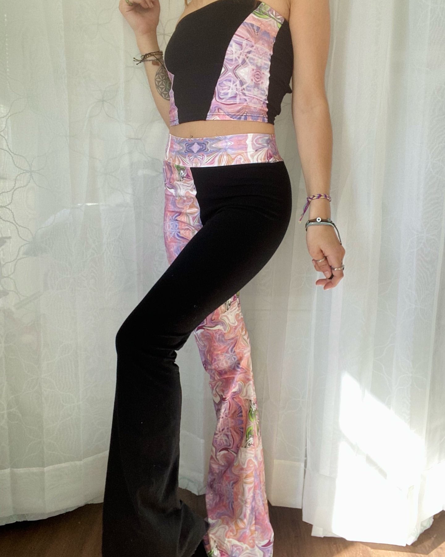 half & half flares