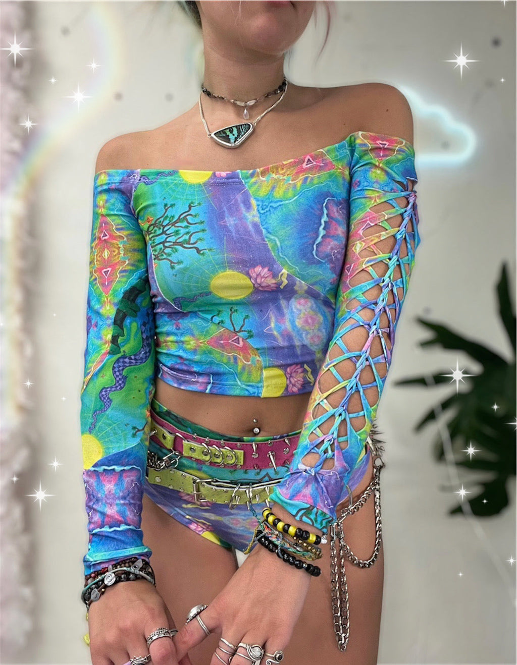 wavy long sleeve