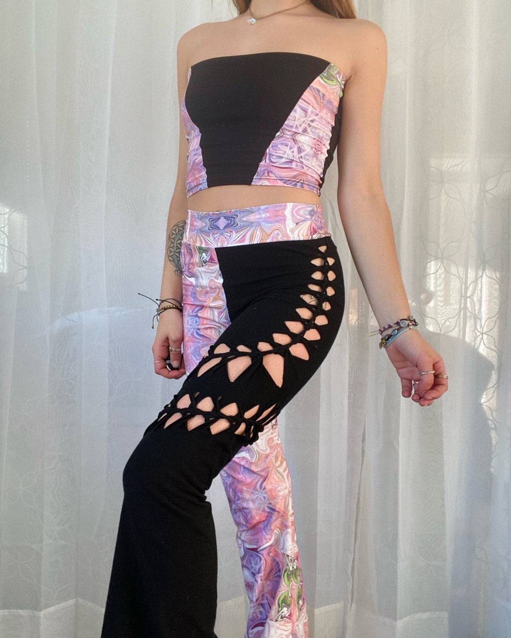 half & half flares