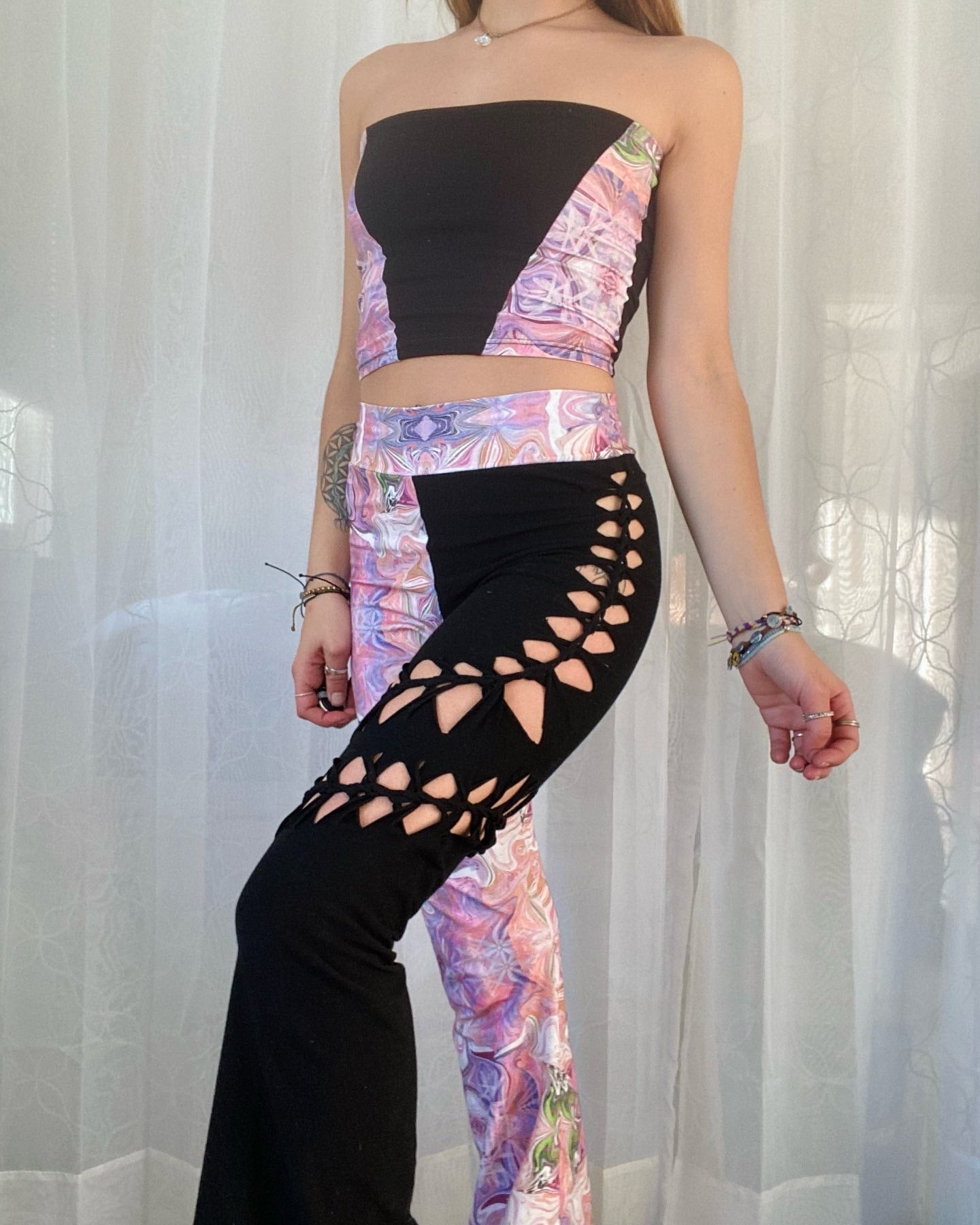 half & half flares