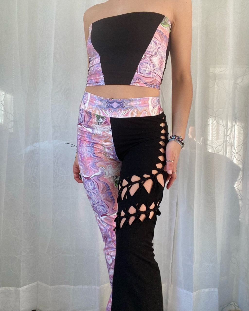 half & half flares