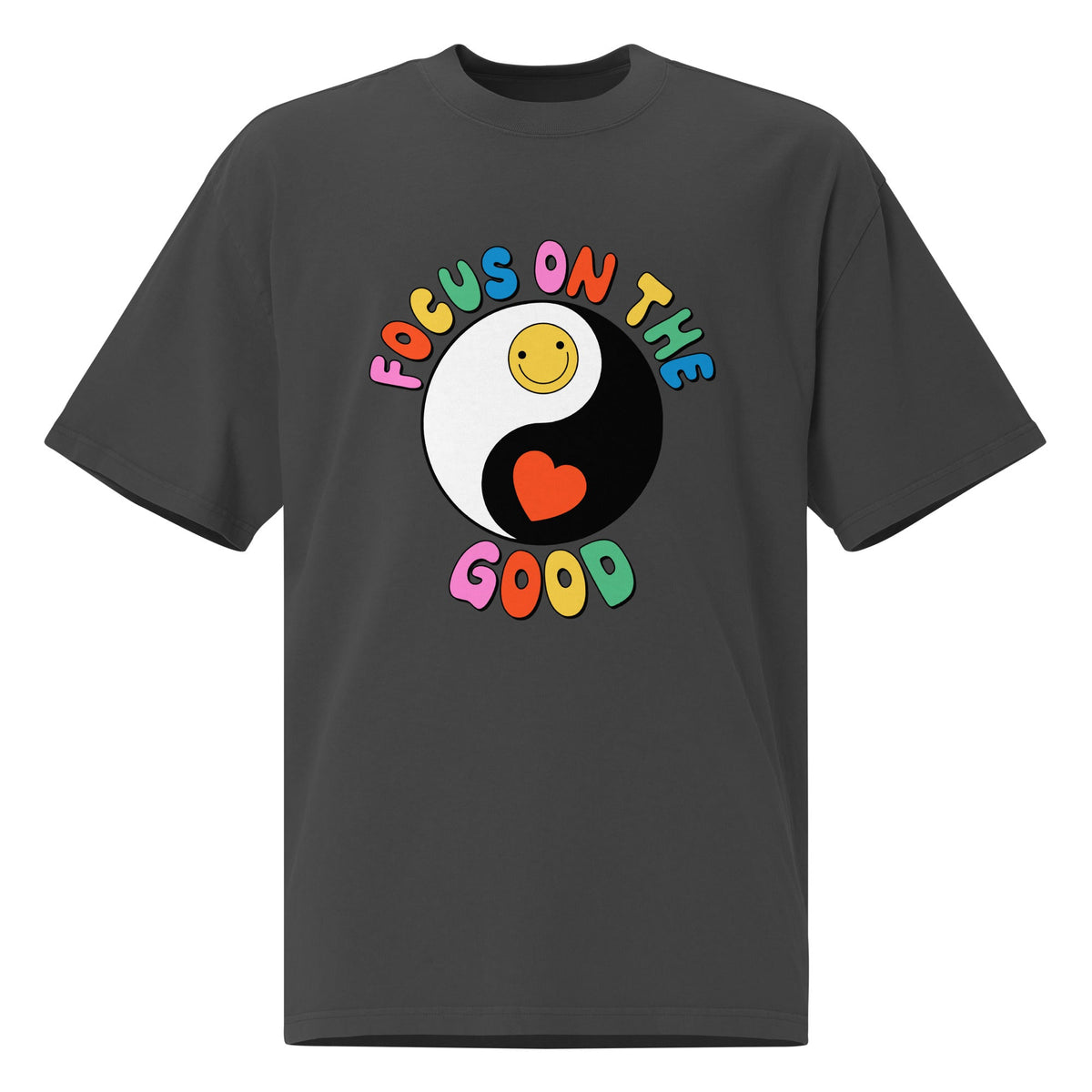 JOI - focus on the good - oversized faded tee