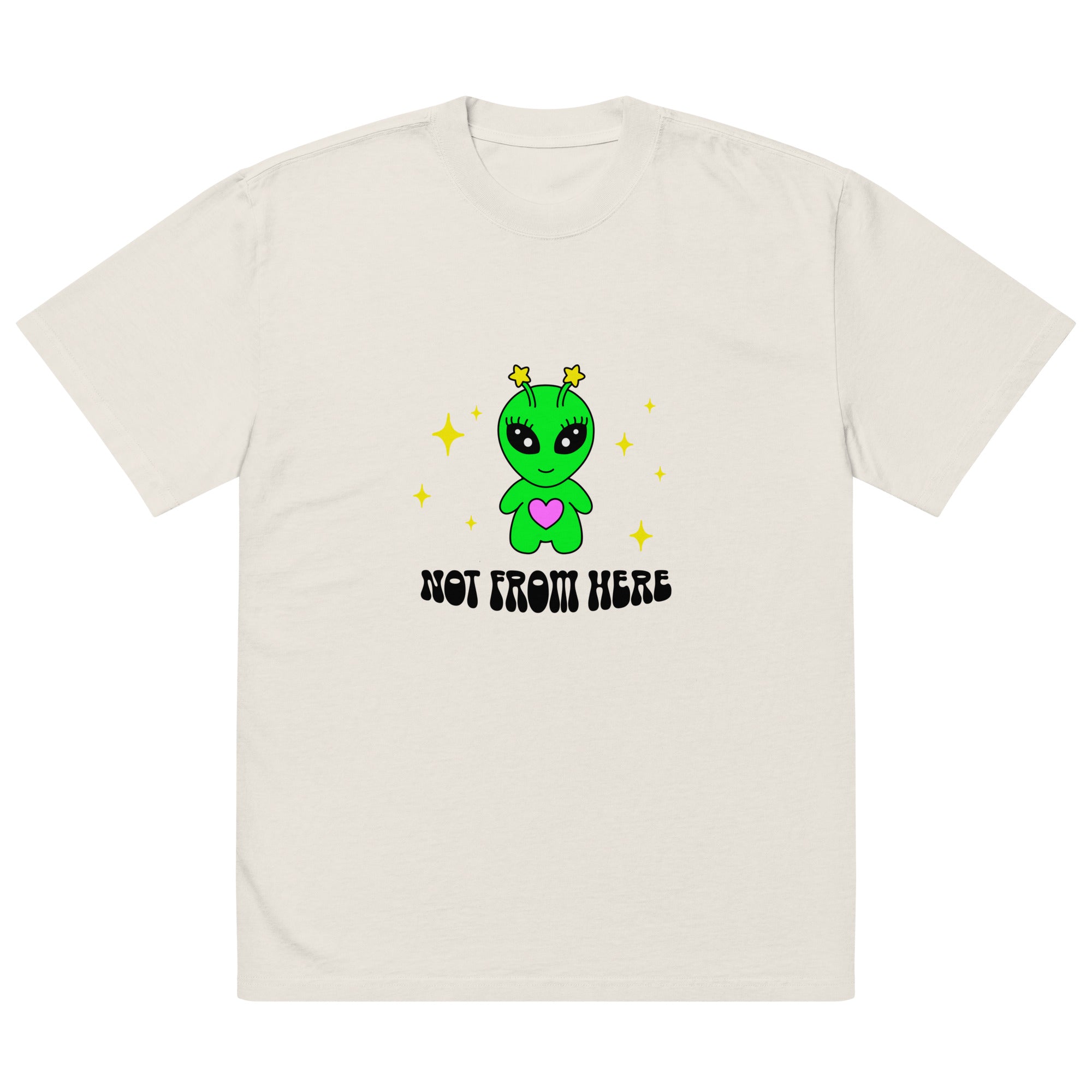 JOI - Not From Here - oversized faded tee