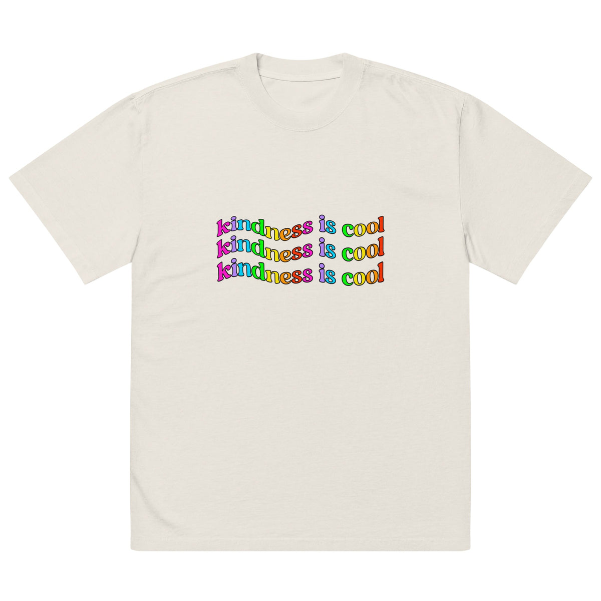JOI - Kindness is Cool - oversized faded tee