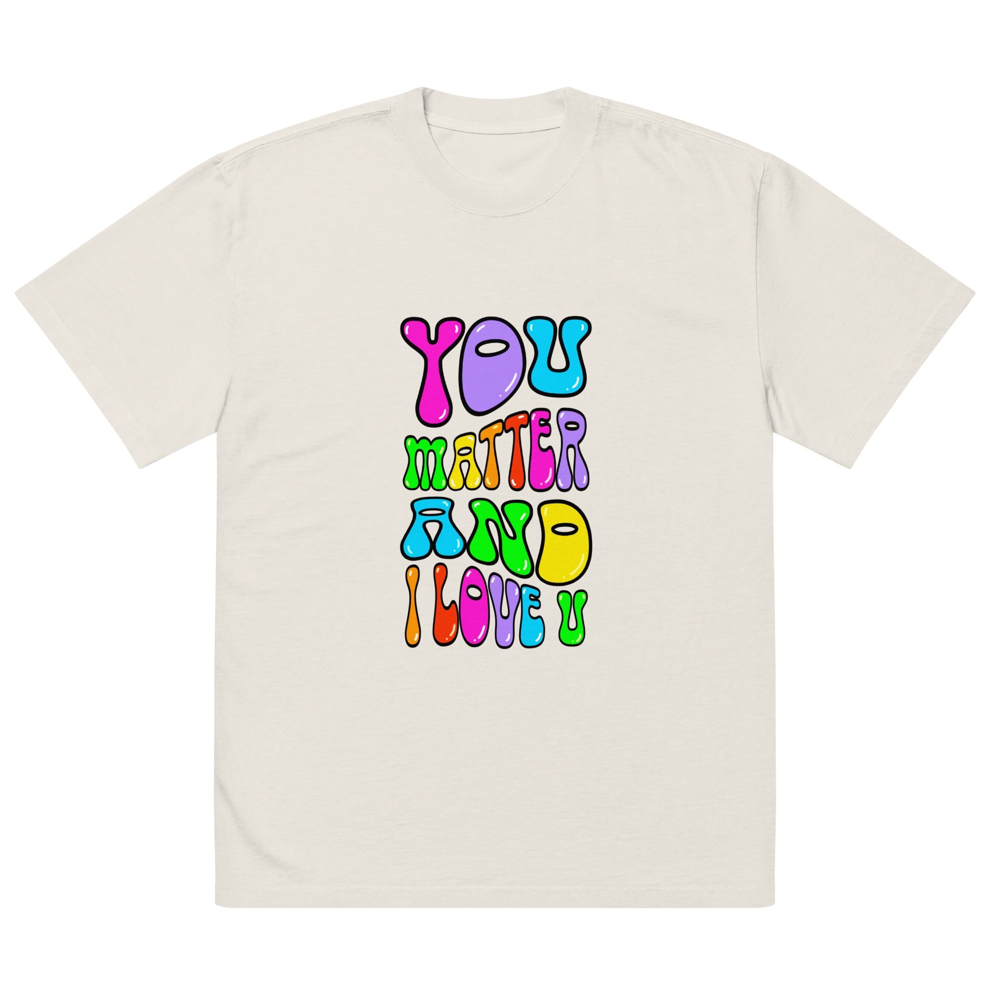 JOI - You Matter - oversized faded tee