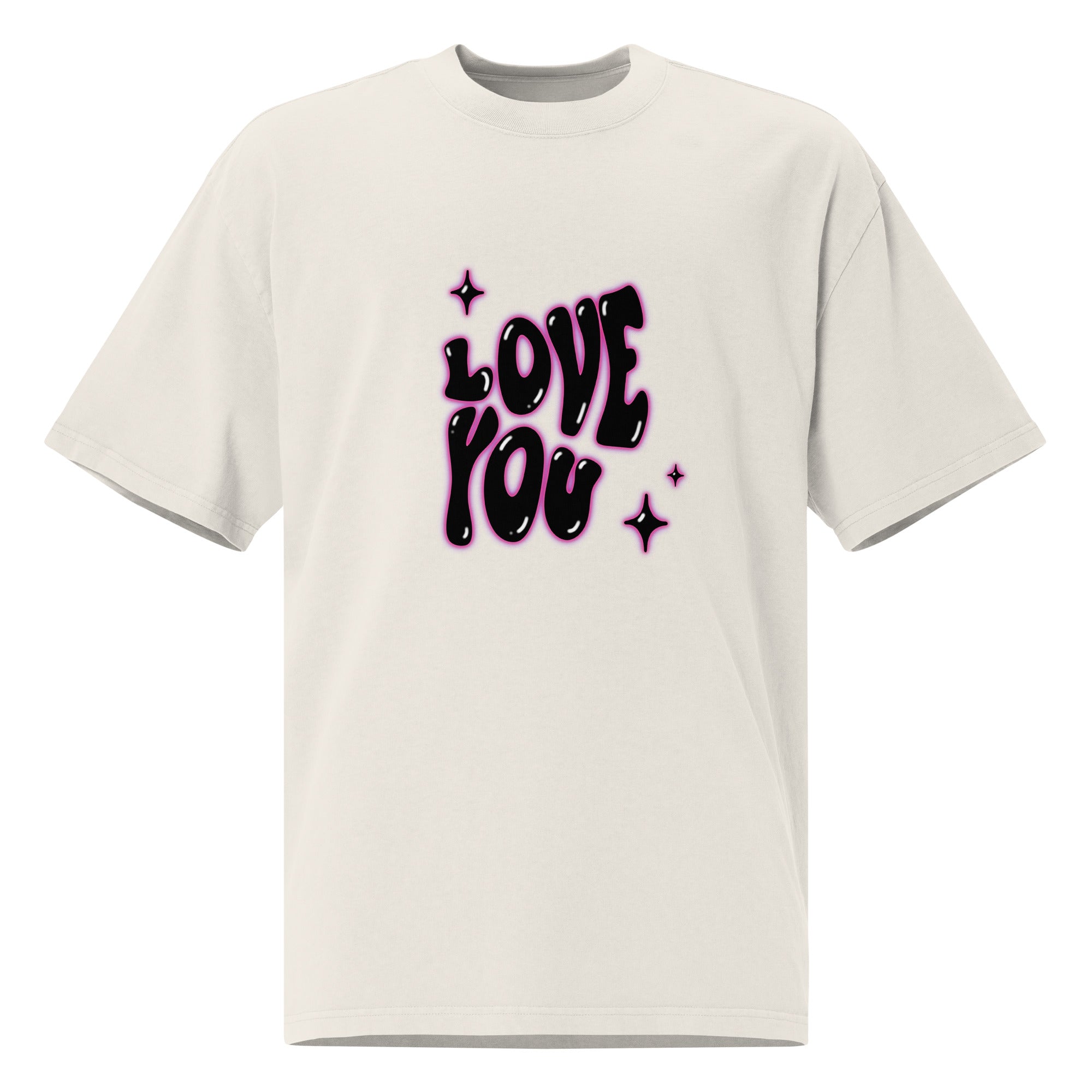 JOI - LOVE YOU - oversized faded tee