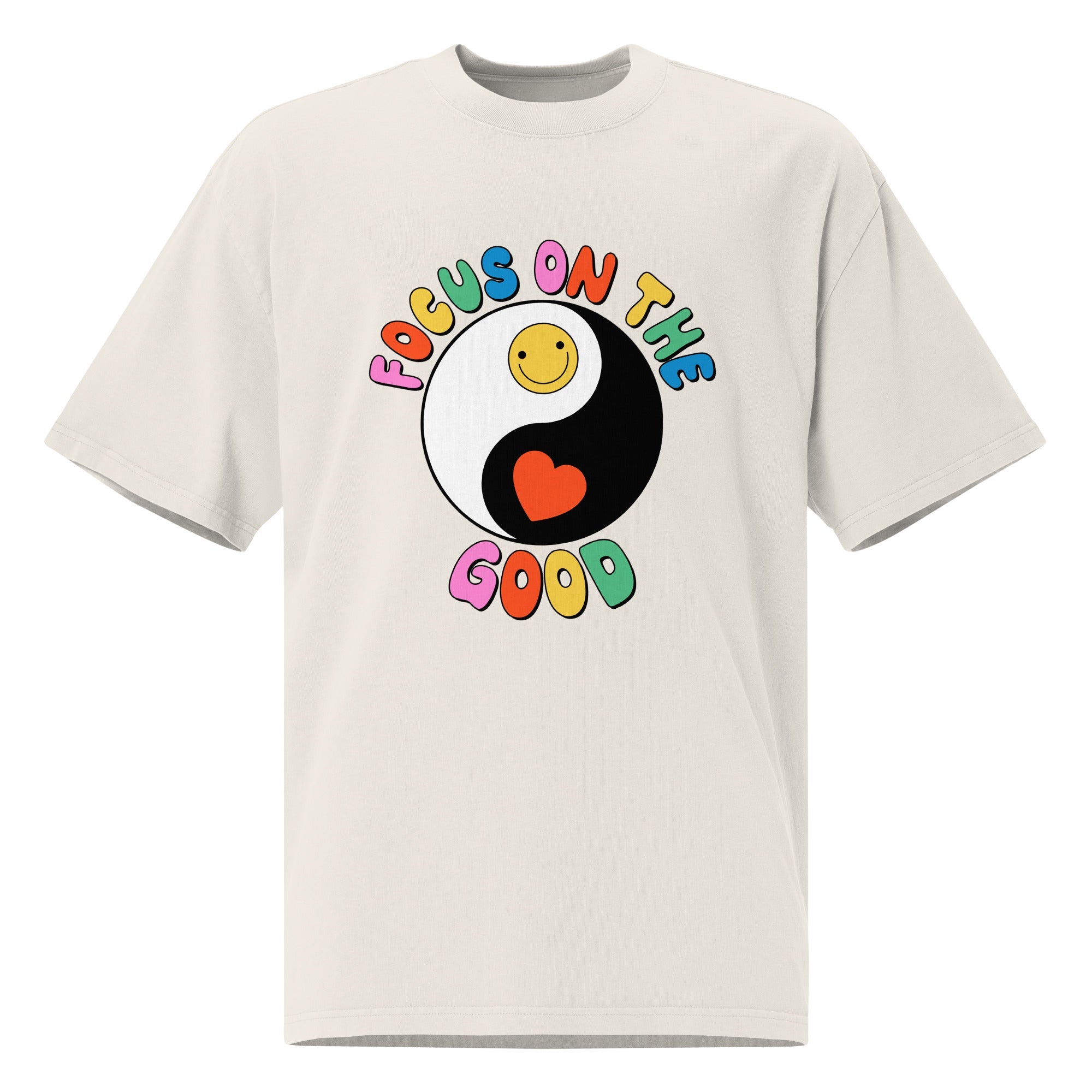 JOI - focus on the good - oversized faded tee