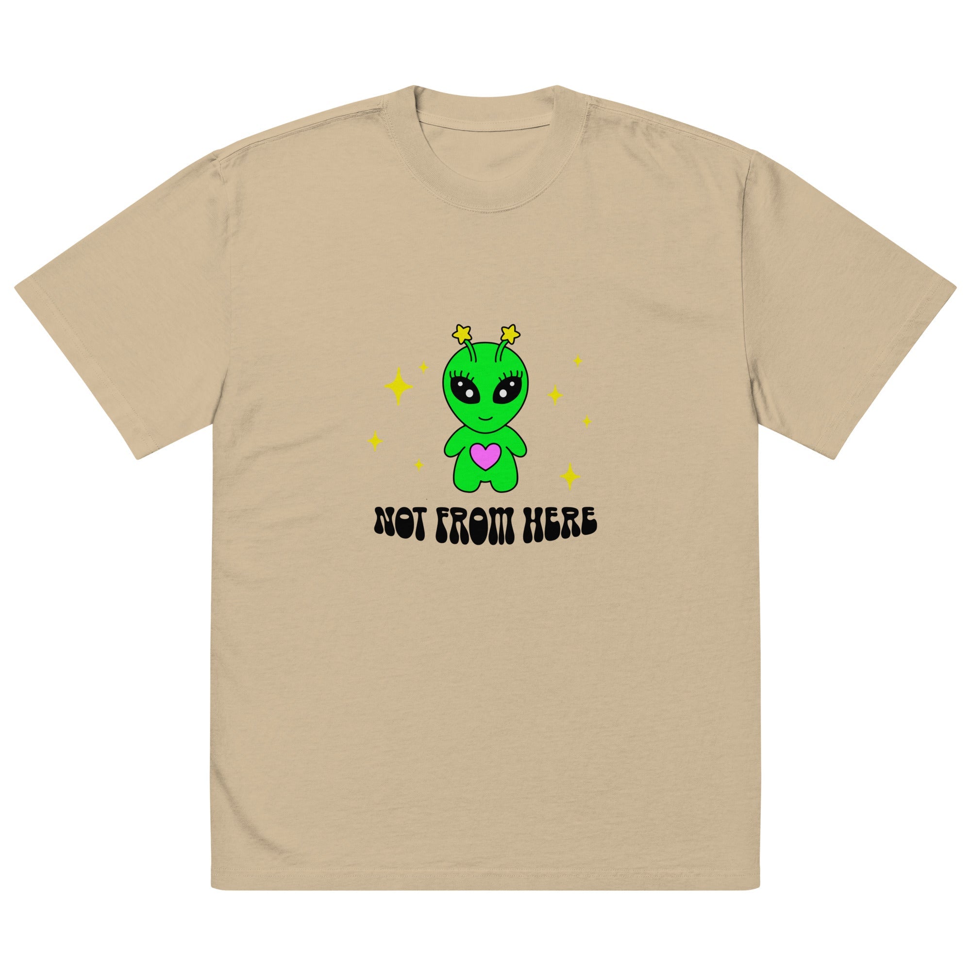 JOI - Not From Here - oversized faded tee