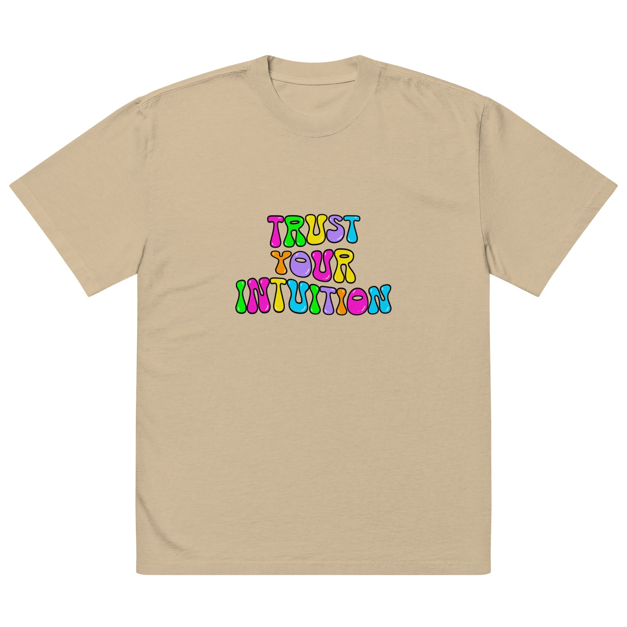 JOI - Trust Your Intuition - oversized faded tee
