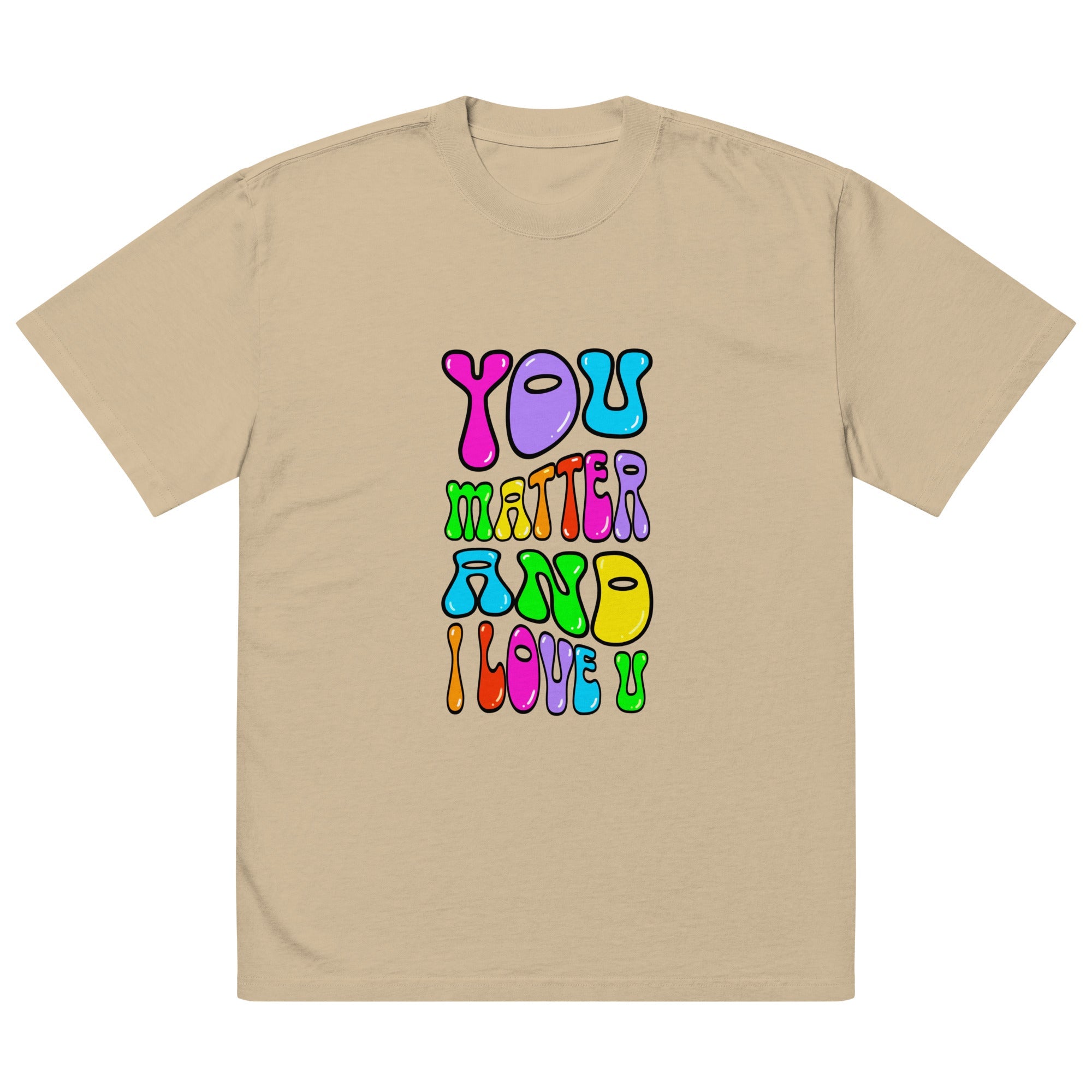 JOI - You Matter - oversized faded tee