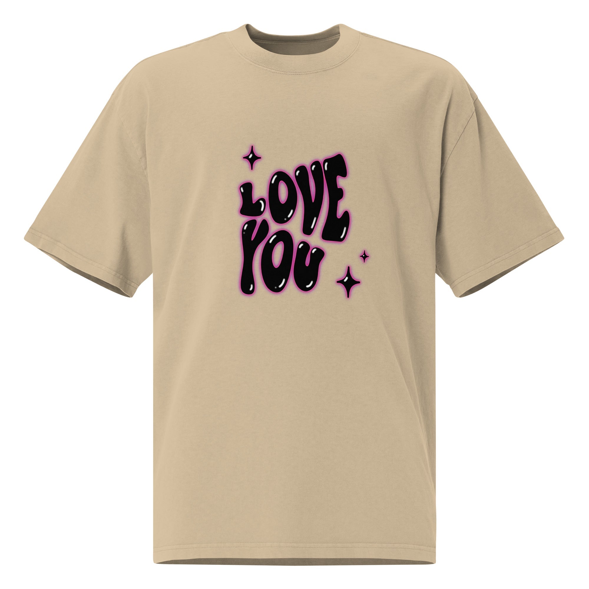 JOI - LOVE YOU - oversized faded tee