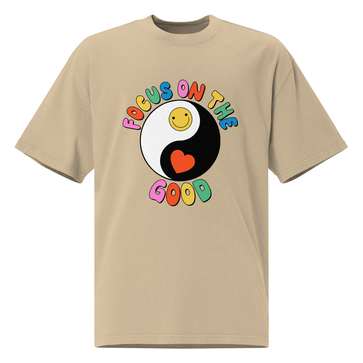 JOI - focus on the good - oversized faded tee